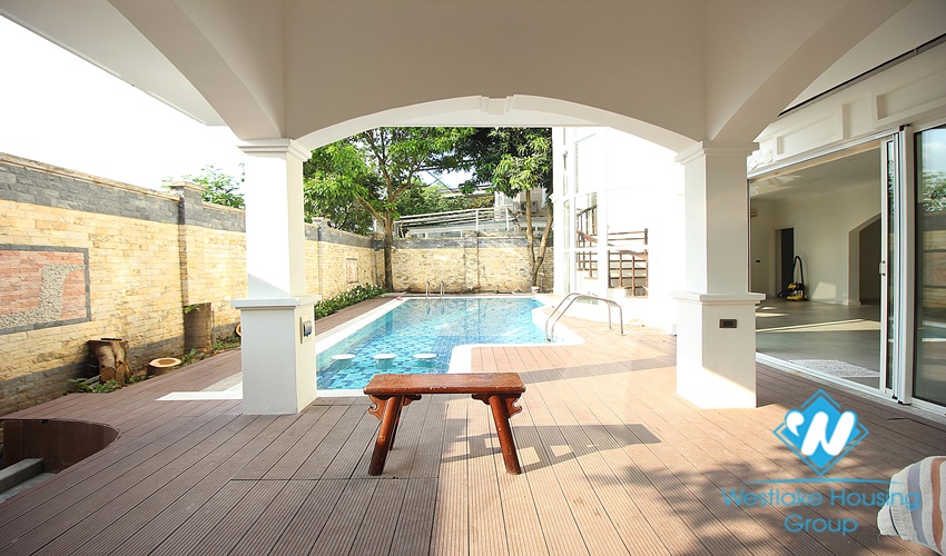 Gorgeous house with swimming pool for rent in Ciputra, Tay Ho